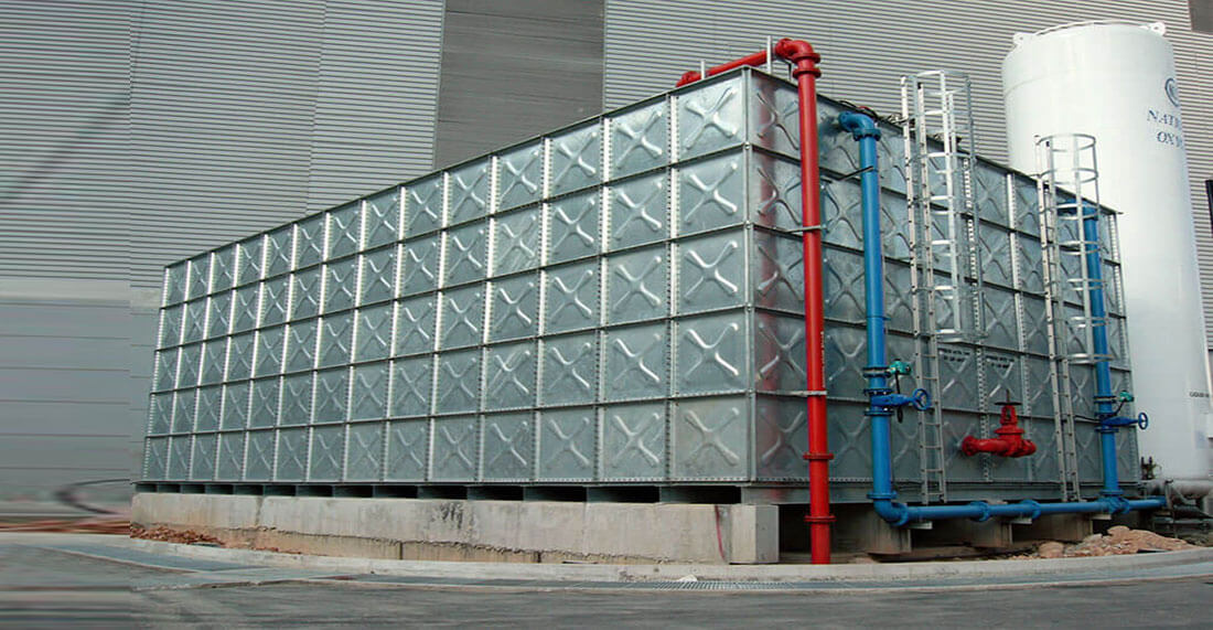 Press Steel Sectional Water Tank